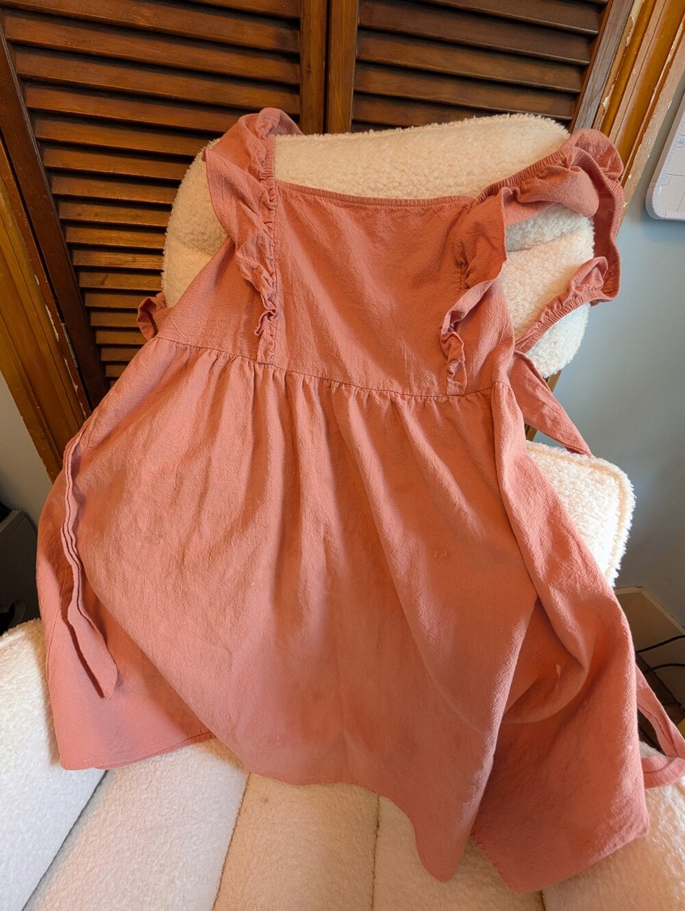 Kitchen Apron Organic Cotton, step into skirt
